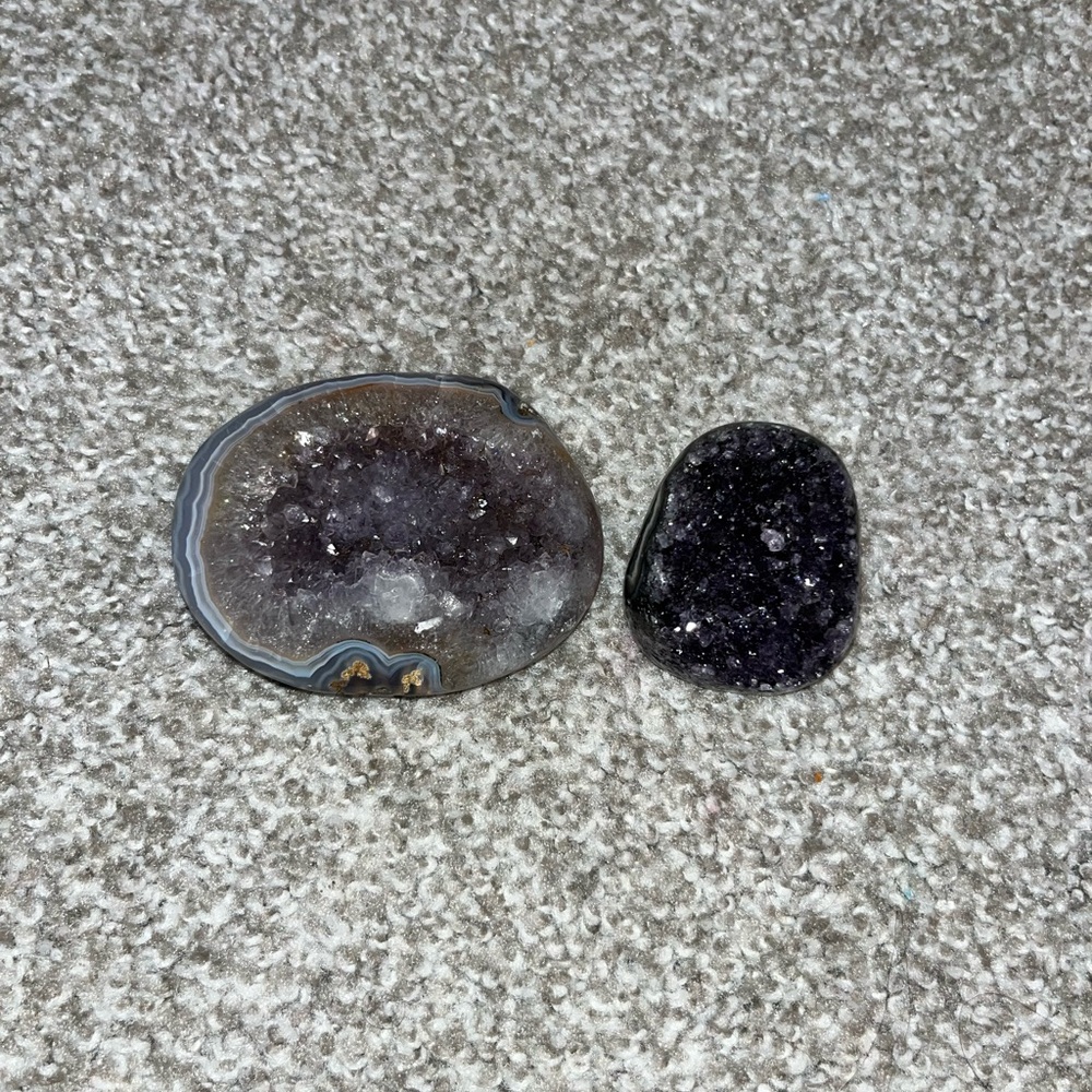 Amethyst and Agate Geode Set